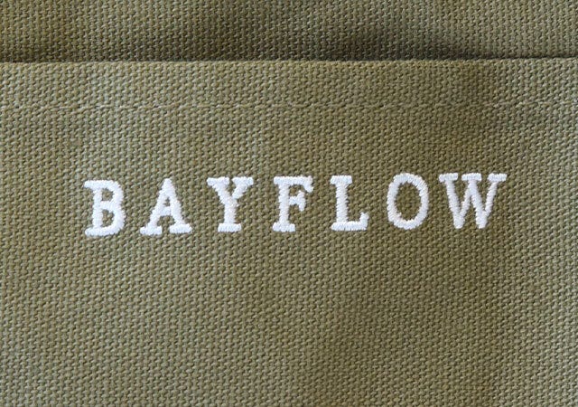 BAYFLOW トートバッグ 付録 ムック ムック本 ムック 付録 人気 おすすめ オススメ 宝島社 宝島 レビュー 便利 優秀 当たり BAYFLOW ベイフロー トートバッグ バッグ トート カーキ ロゴ 刺繍 刺しゅう