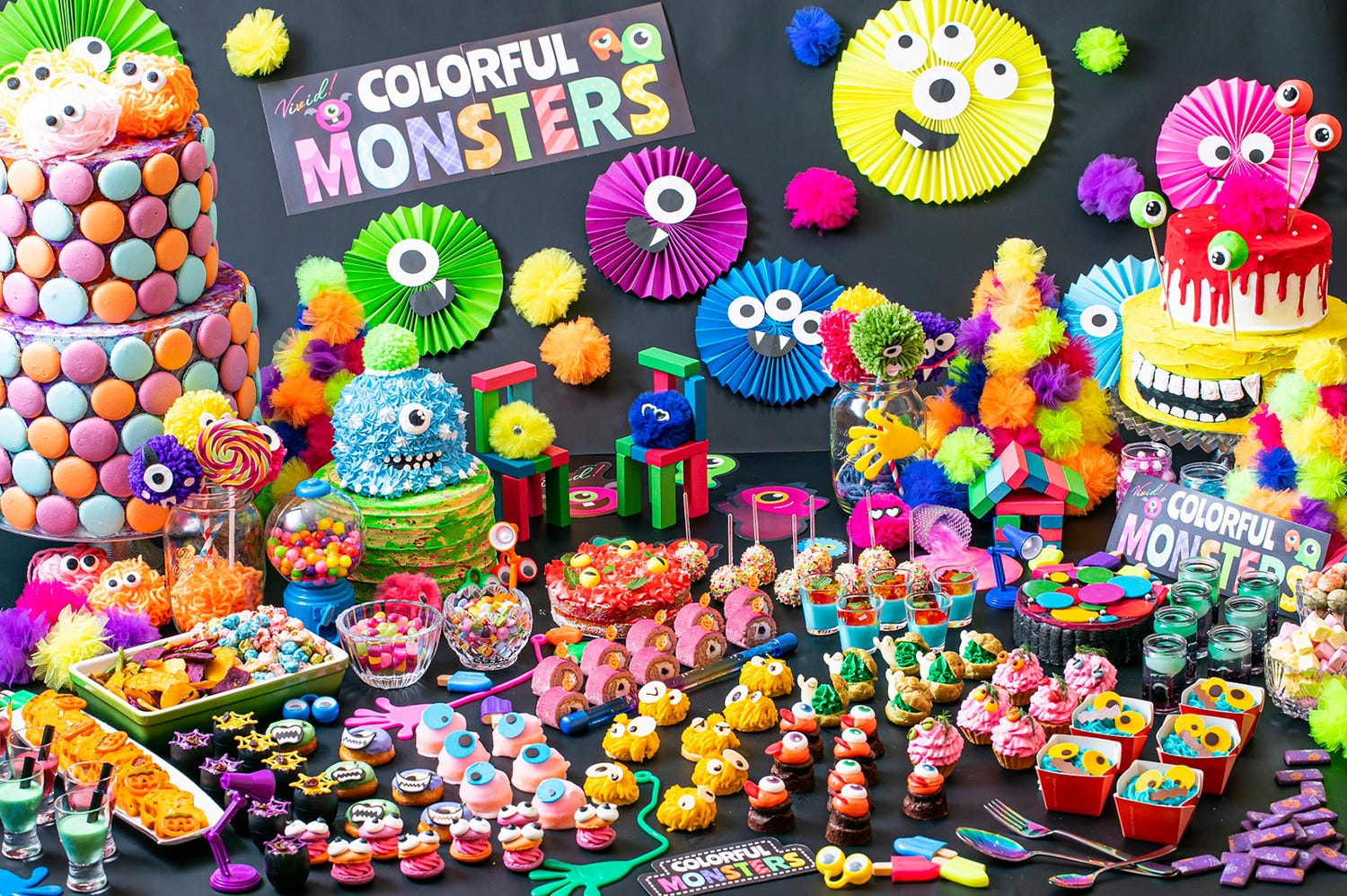名古屋「ヴィヴィッドカラフルモンスターパーティー」色鮮やかなモンスタースイーツのデザートビュッフェ