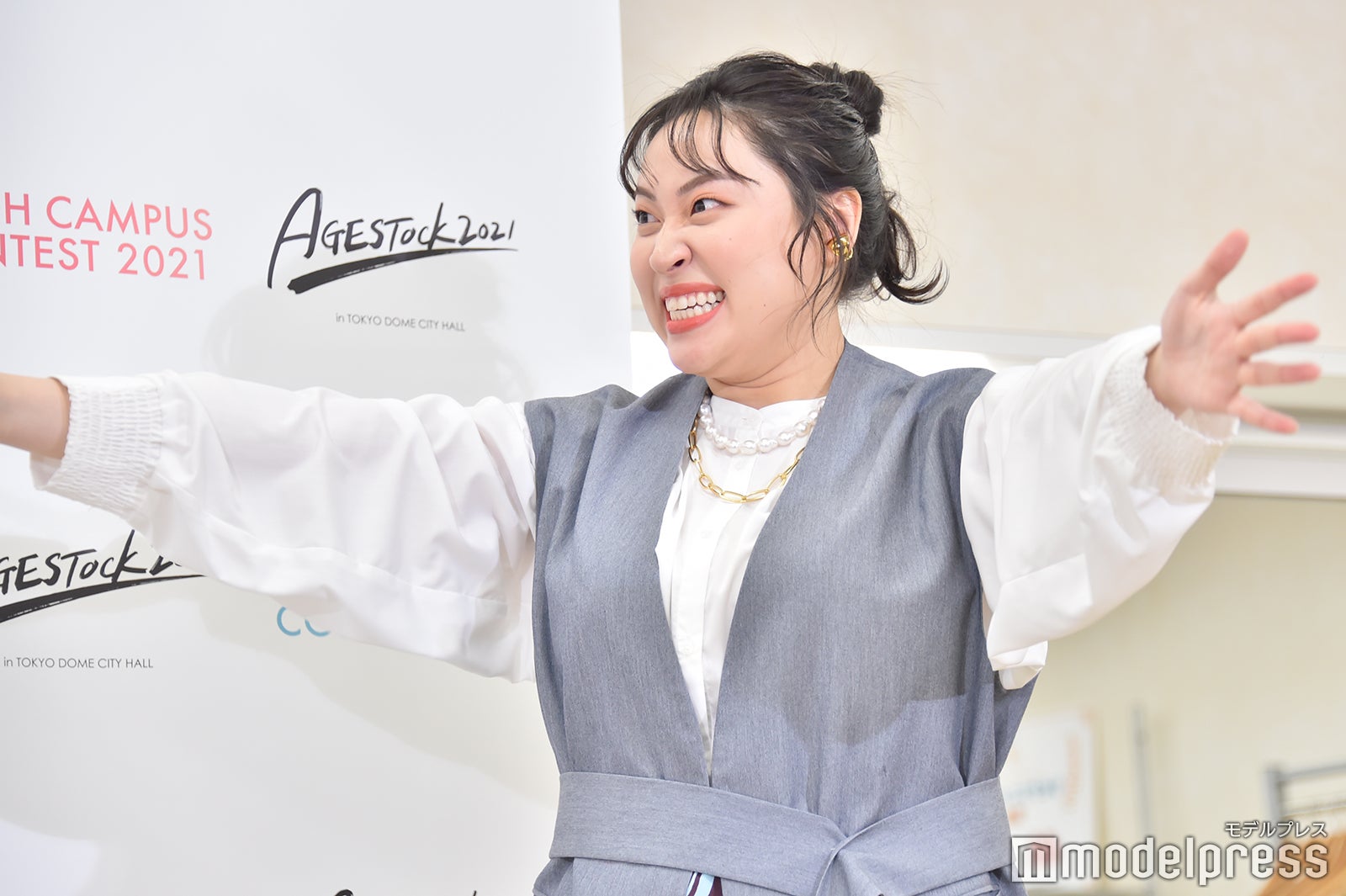 「MISS CIRCLECONTEST 2021」受賞者にエールを贈る丸山礼（C）モデルプレス