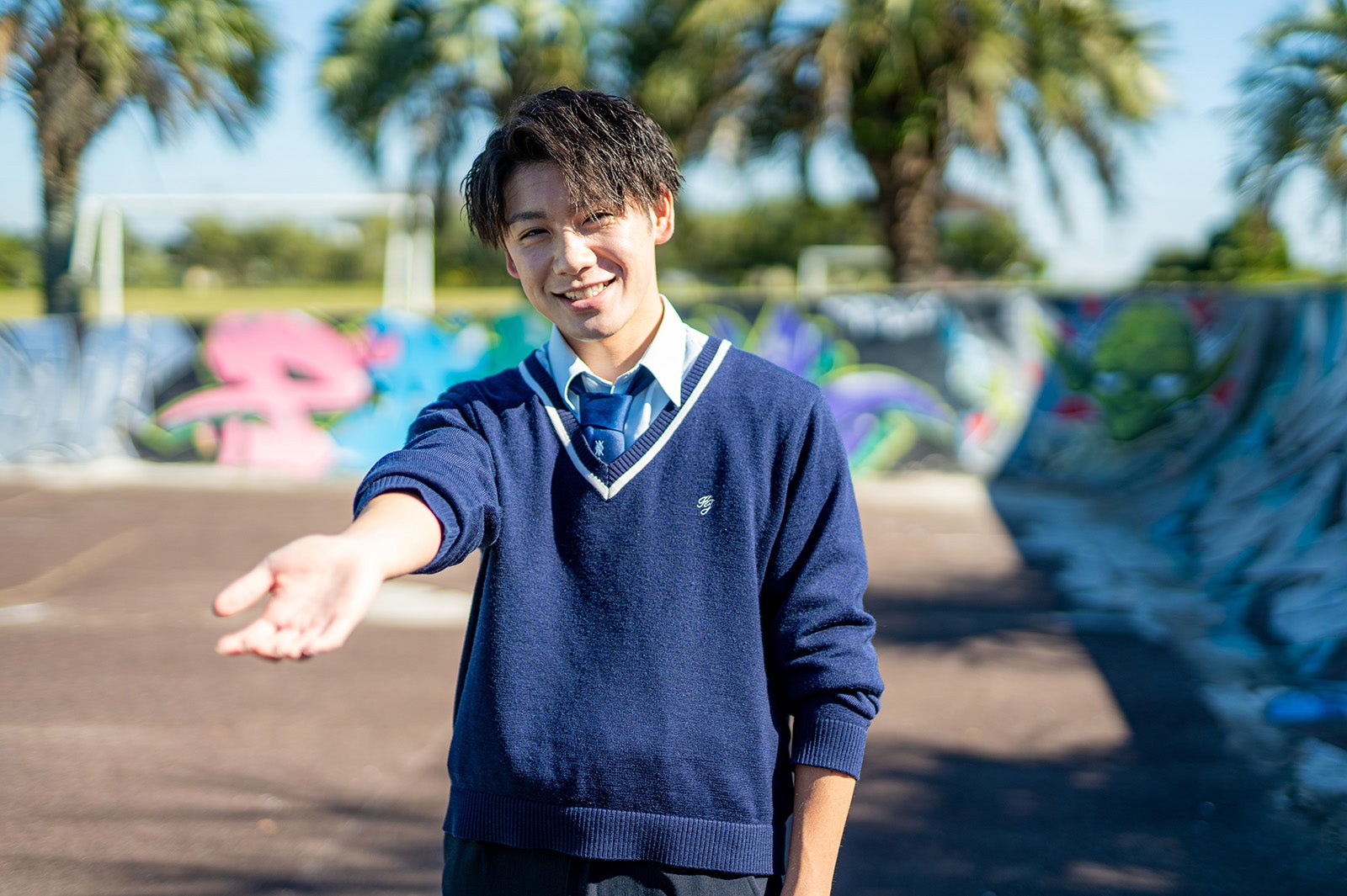 「男子高生ミスターコン2021」ファイナリスト・佐藤颯太くん（提供写真）