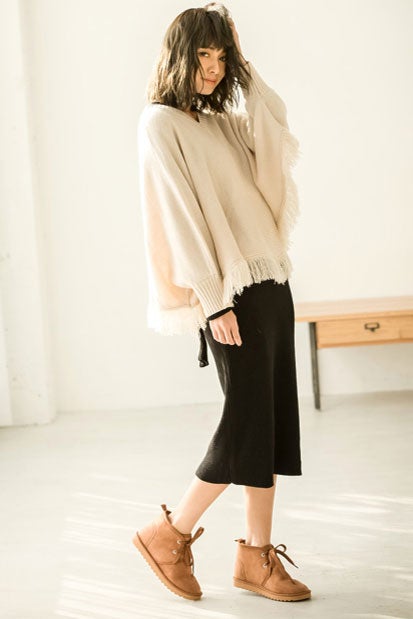 フリンジドルマンニットトップス「Re:EDIT by GALSTAR」3,498円（税込）／画像提供：Re:EDIT by GALSTAR