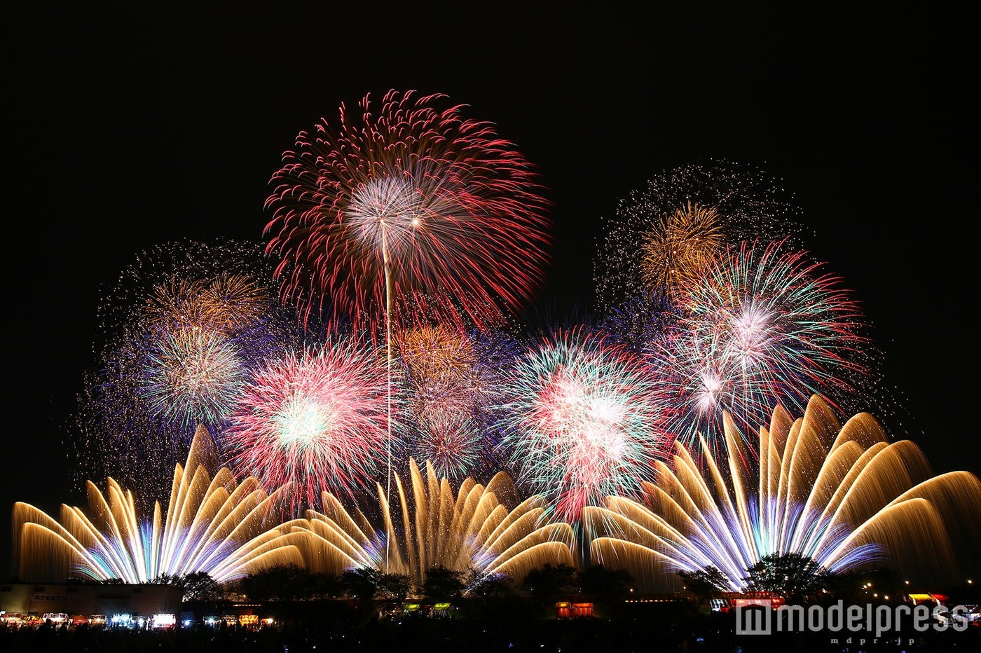 土浦全国花火競技大会／画像提供：東京ミッドタウンマネジメント<br>
