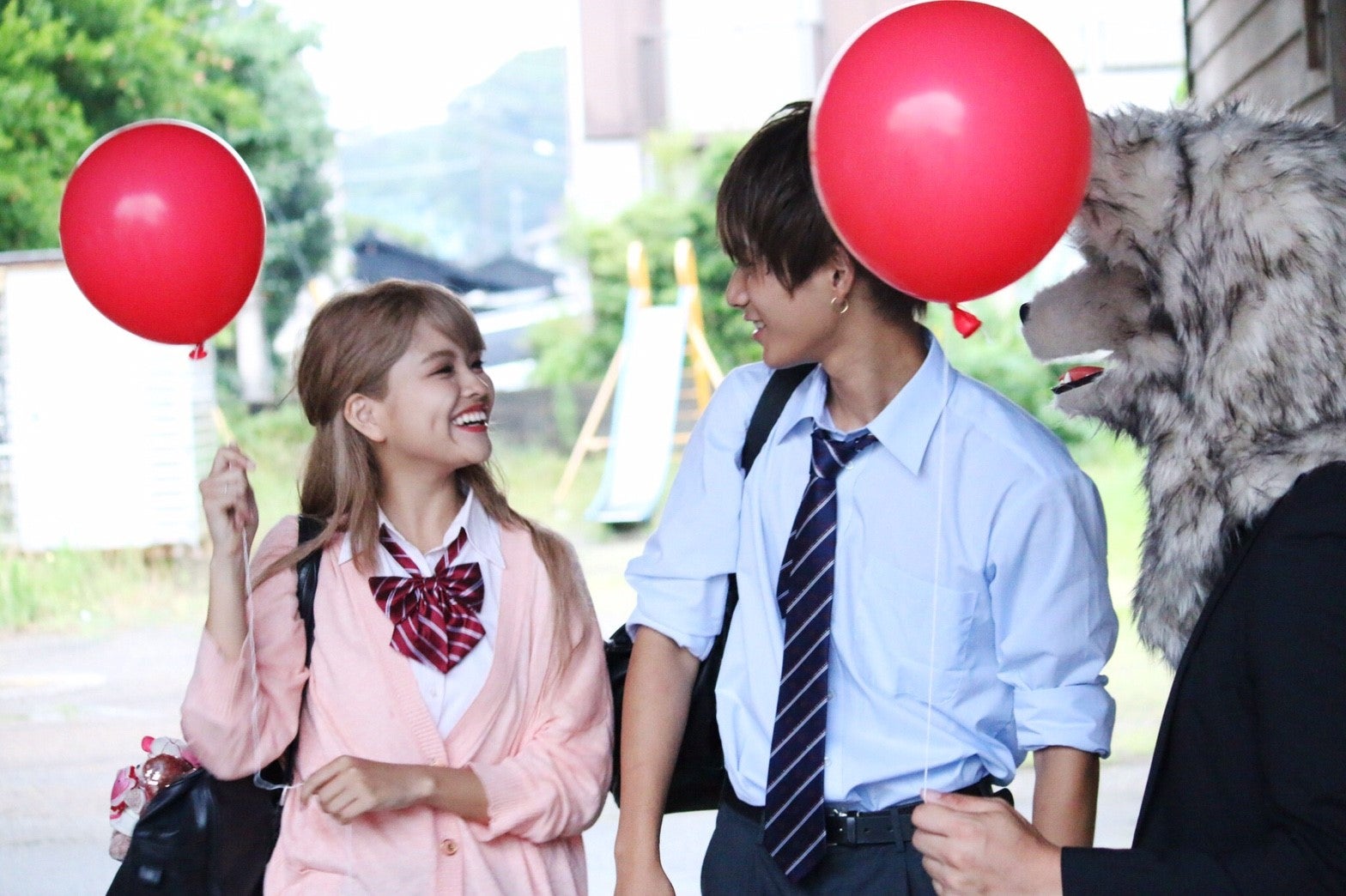 なちょす＆那須泰斗／メイキングカット（提供写真）