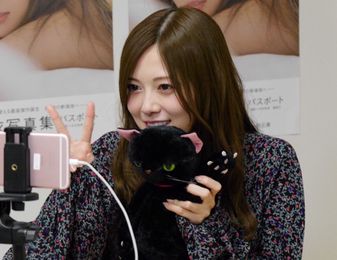 白石麻衣／配信の様子（提供写真）