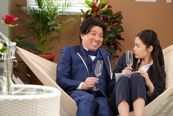 松尾駿、古畑星夏(C)フジテレビ