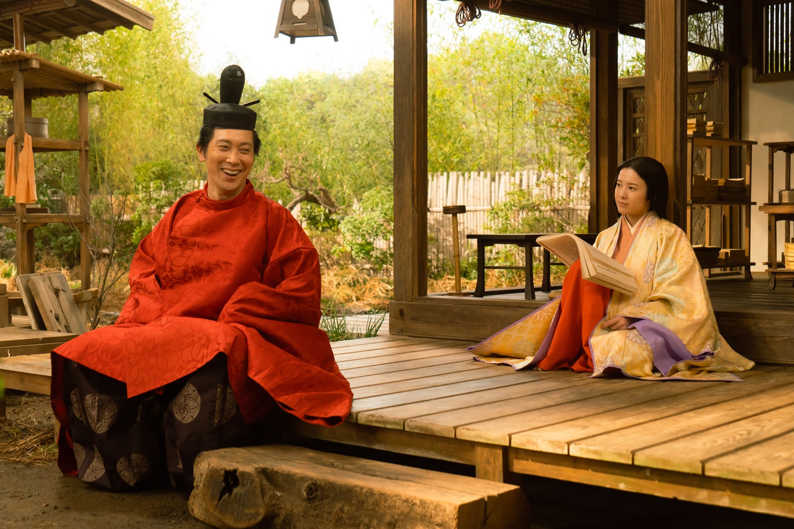 佐々木蔵之介、吉高由里子「光る君へ」第25話（C）NHK