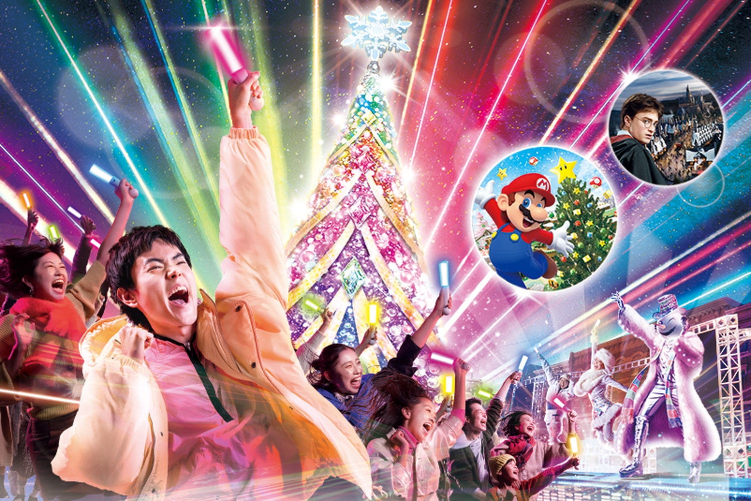 USJ、Xmasイベント「NO LIMIT!クリスマス 2023」11月21日スタート “4年ぶり”ナイトショーにツリーも一新