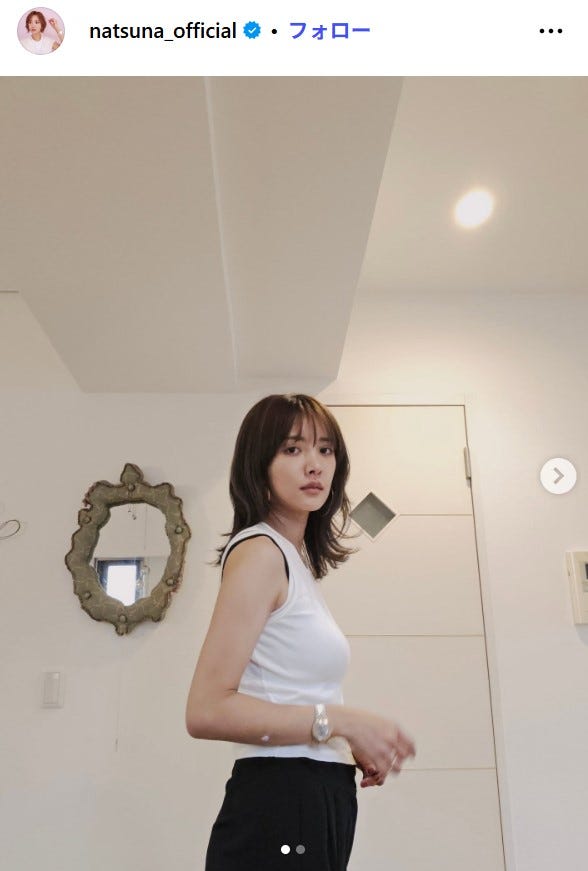 夏菜 Instagramより