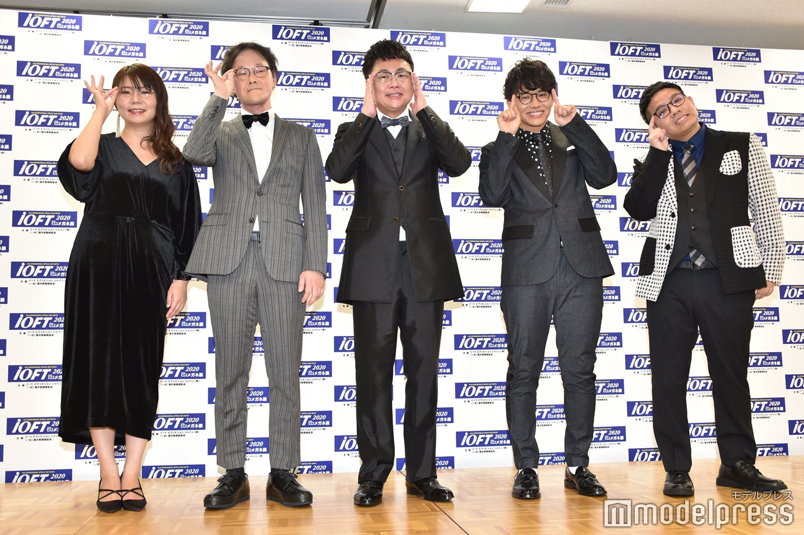 （左から）山崎ケイ、稲田直樹、橋本直、ミキ・亜生、昴生 （C）モデルプレス