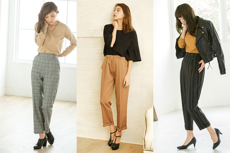 ゆるっと可愛い！「タックパンツ」で作る大人のリラックススタイル