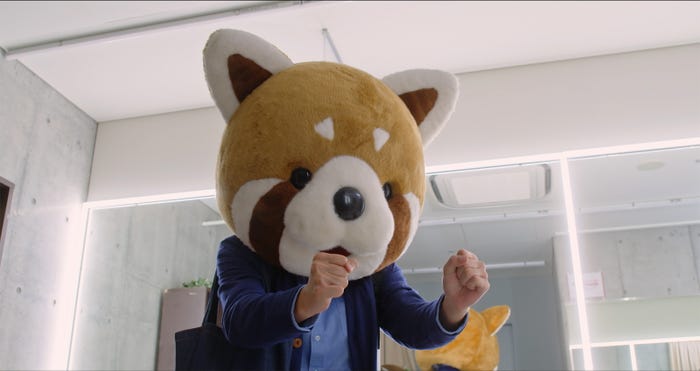 着ぐるみ姿でヒロインを応援!(C)2018 白石ユキ・小学館/「あのコの、トリコ。」製作委員会