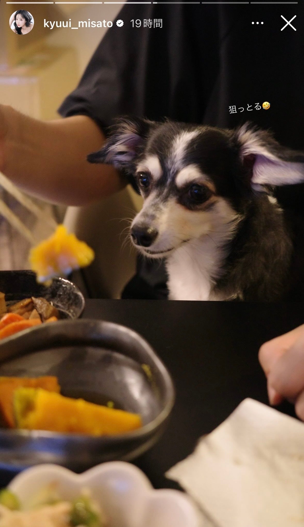 休井美郷Instagramストーリーズより