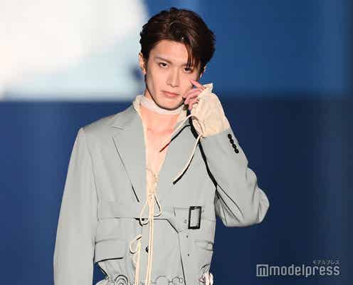 M!LK山中柔太朗、レースチョーカーで上品な魅力 素肌ジャケットで色気放出【TGC北九州2025】