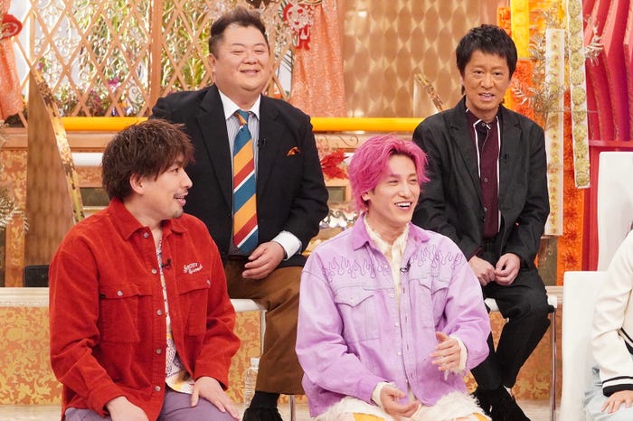(上段左から)小杉竜一、吉田敬(下段左から)りんたろー。、兼近大樹(C)フジテレビ