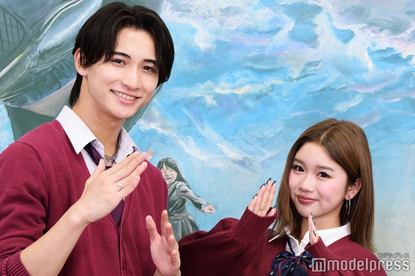 植野花道、中島結音（C）モデルプレス
