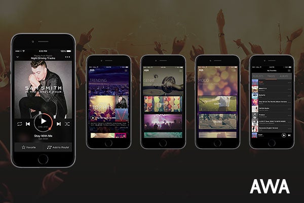 音楽ストリーミングサービス「AWA」を使ってみた