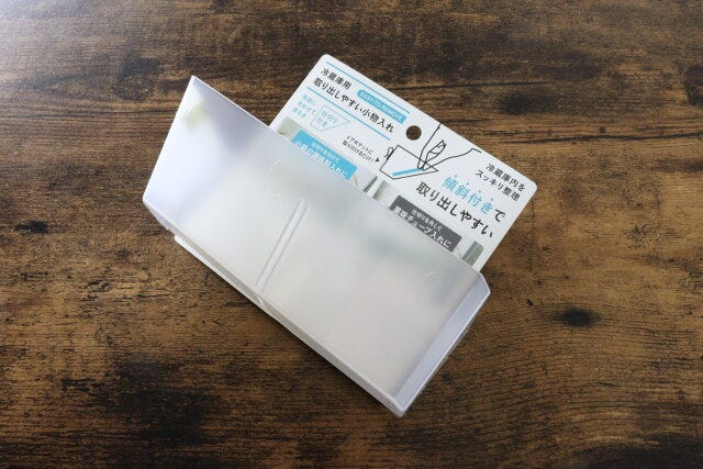 冷蔵庫用取り出しやすい小物入れ　パッケージ