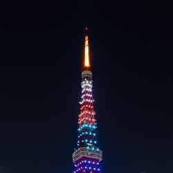 東京タワー、オリンピック特別ライトアップ／画像提供：東京タワー
