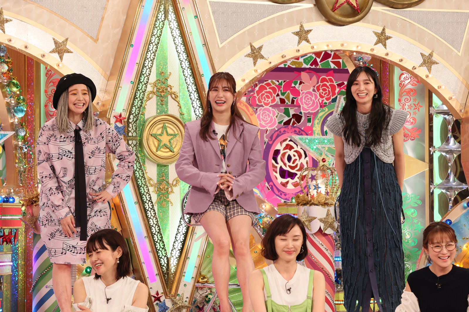 （左から）misono、大島麻衣、芹那（C）テレビ朝日