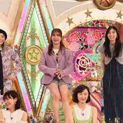 （左から）misono、大島麻衣、芹那（C）テレビ朝日