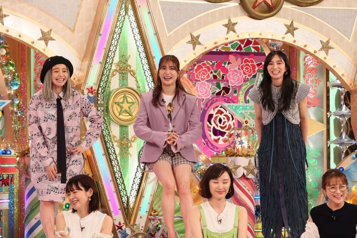 (左から)misono、大島麻衣、芹那(C)テレビ朝日