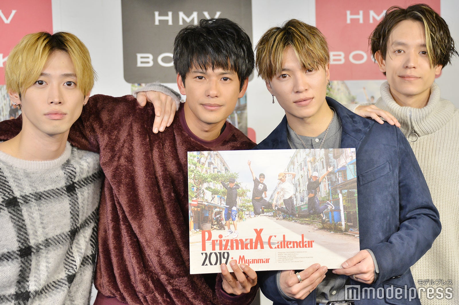 PrizmaX（左から）清水大樹、森崎ウィン、福本有希、島田翼（C）モデルプレス