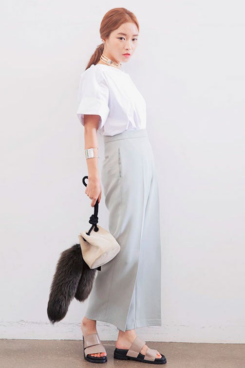 ベーシックフルレングスワイドパンツ「STYLENANDA」6,910円（税込）／画像提供：STYLENANDA