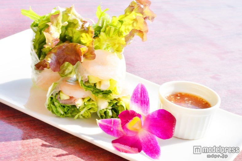 「海老を包んだベトナム風生春巻き」￥620