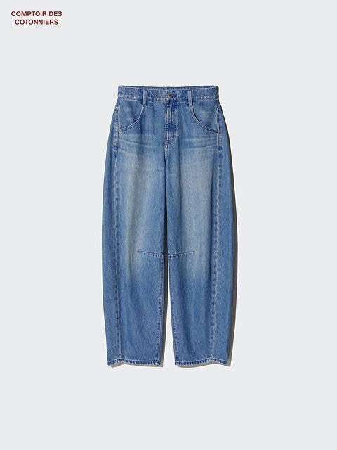 ユニクロ バレルレッグジーンズ ユニクロのバレルレッグジーンズ
