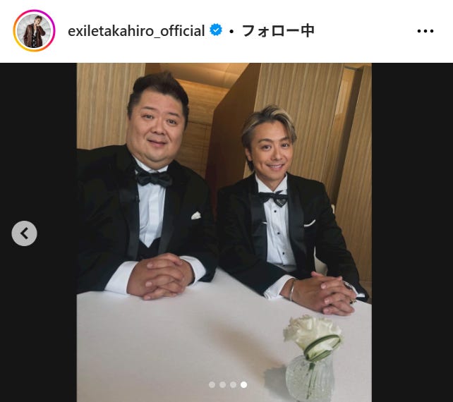 TAKAHIRO Instagramより