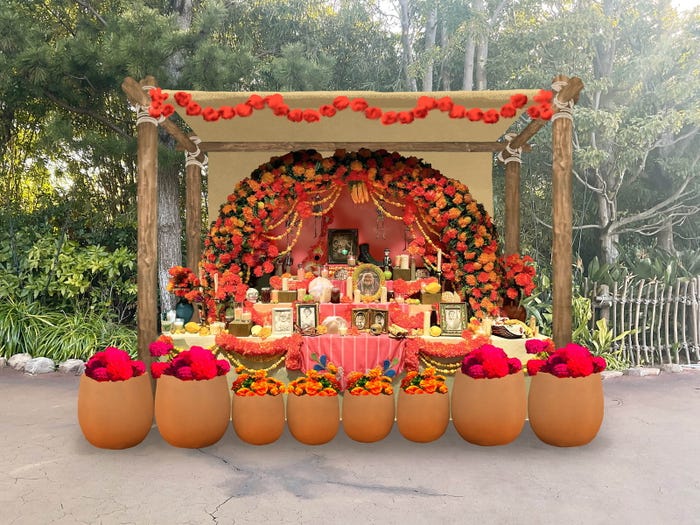 プエンテ・ブエナ・ヴィスタ周辺のデコレーション(C)Disney/Pixar