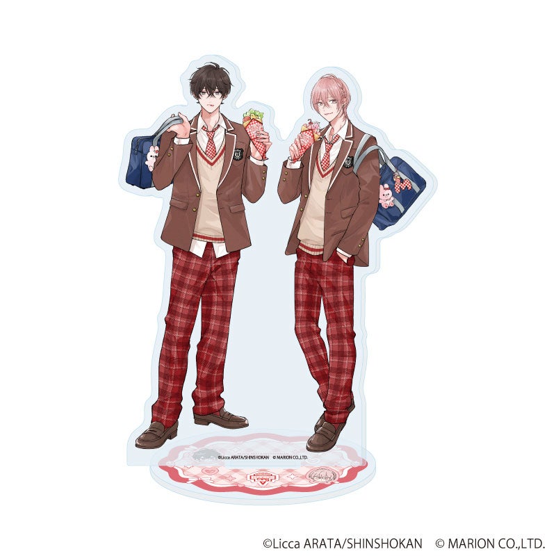 「セブンティーンシロップス」×「マリオンクレープ」コラボ（C）あらた六花／新書館（C）MARION CO.,LTD.「セブンティーンシロップス」×「マリオンクレープ」コラボ（C）あらた六花／新書館（C）MARION CO.,LTD.