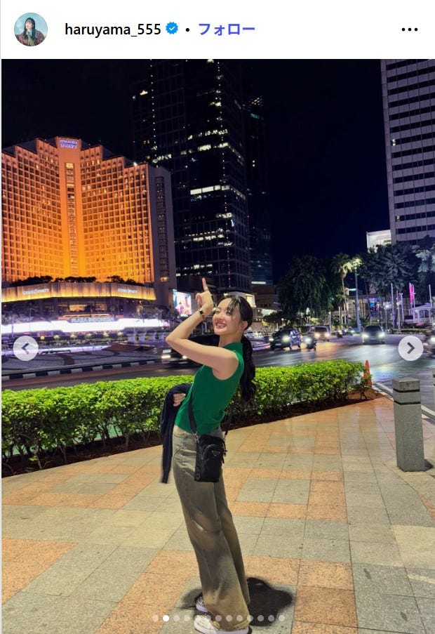 長屋晴子Instagramより