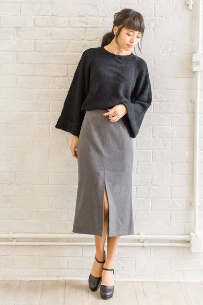 ワイドスリーブニットトップス「Re:EDIT by GALSTAR」2,298円（税込）／画像提供：Re:EDIT by GALSTAR