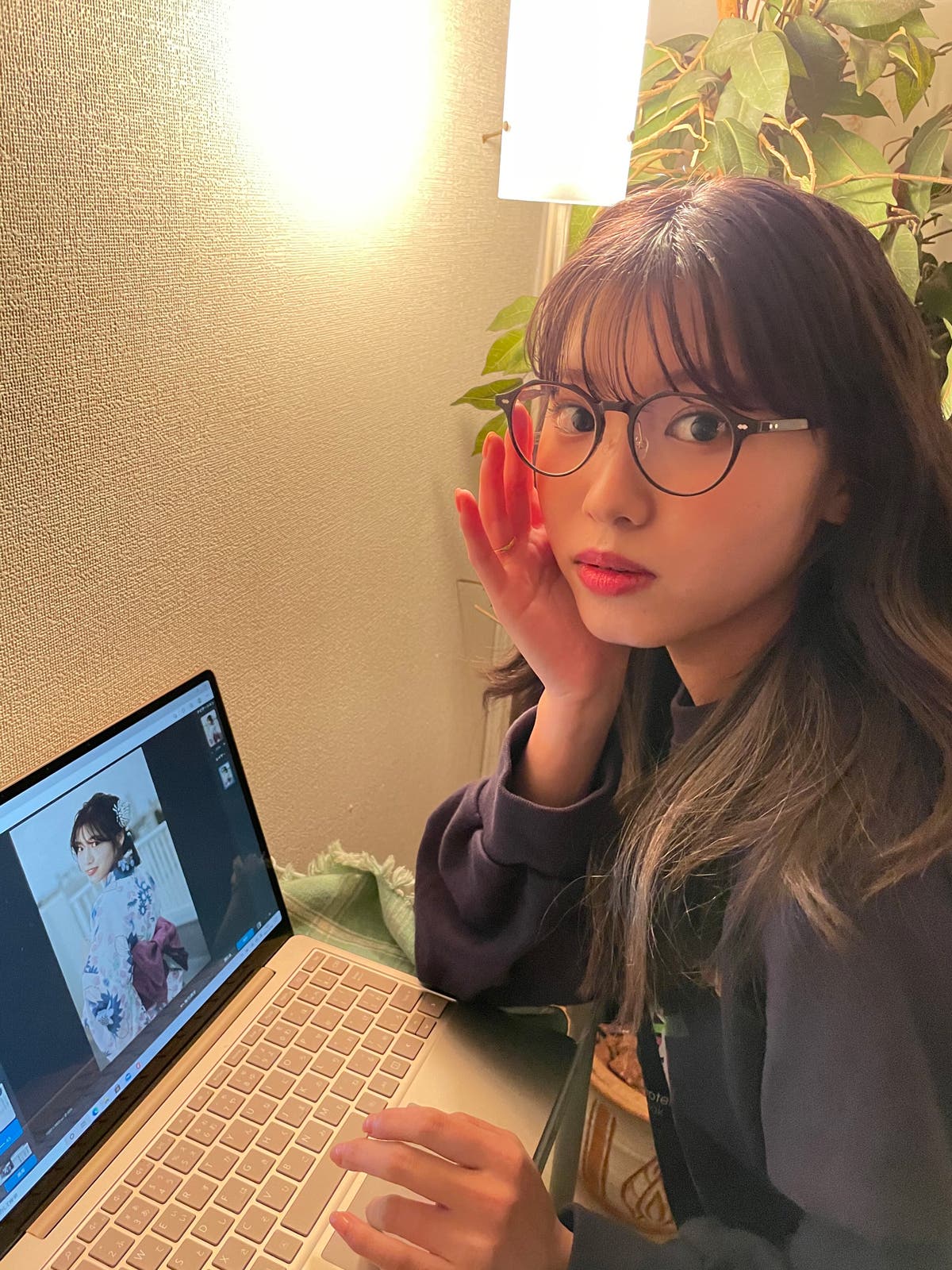 使用中の様子(古田愛理さん提供)