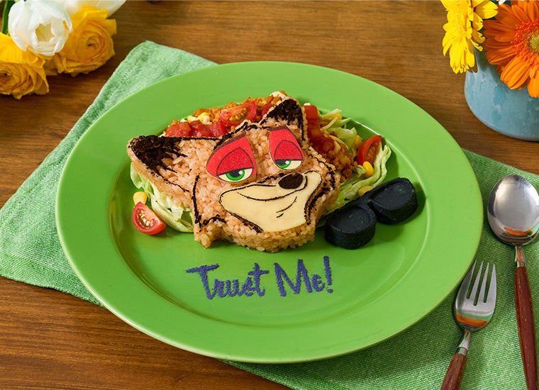 ＜ニック＞ソイミートタコライスプレート税込1,990円（C）Disney