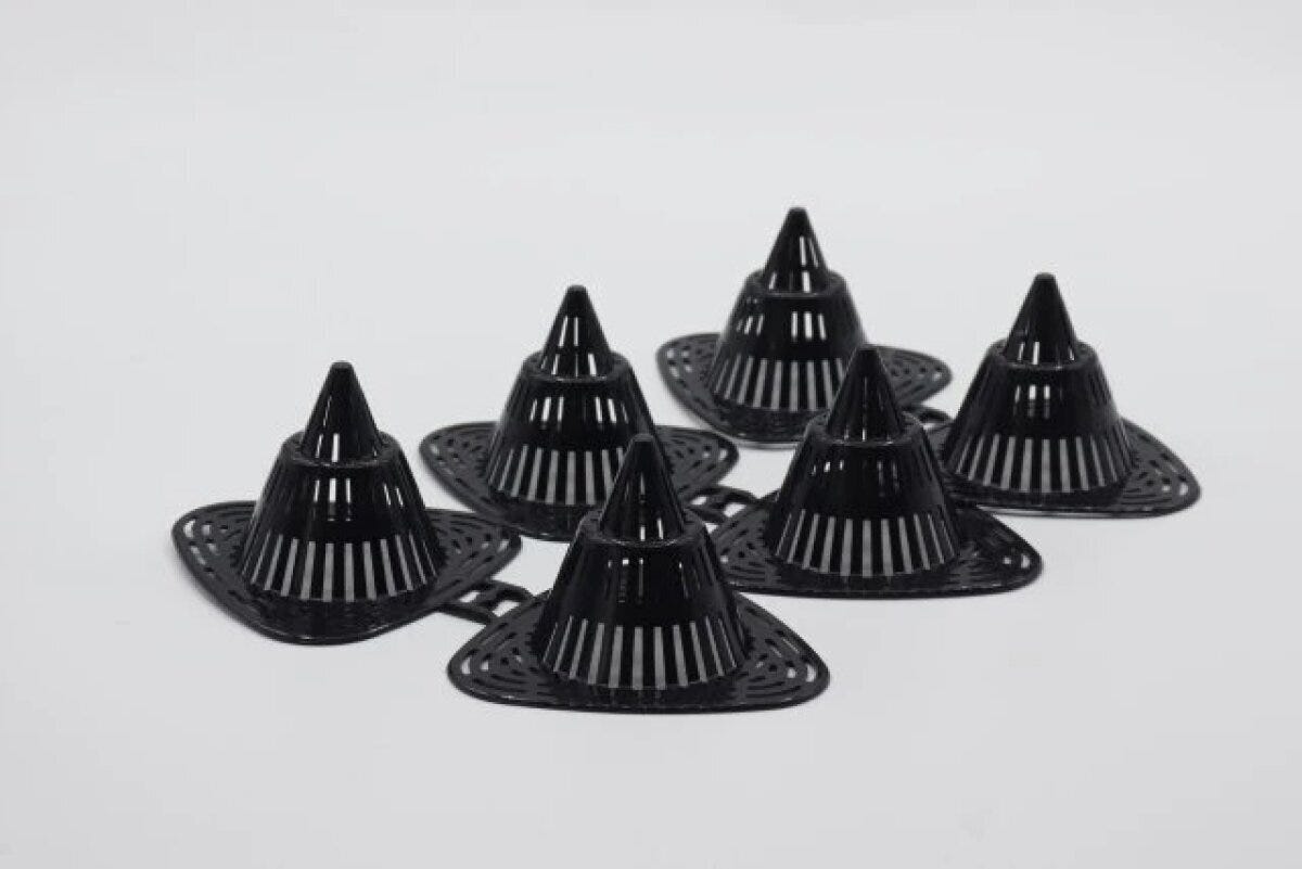 ダイソー　鉢底ネット（7.1cm×7.5cm×4.5cm、6個組）　