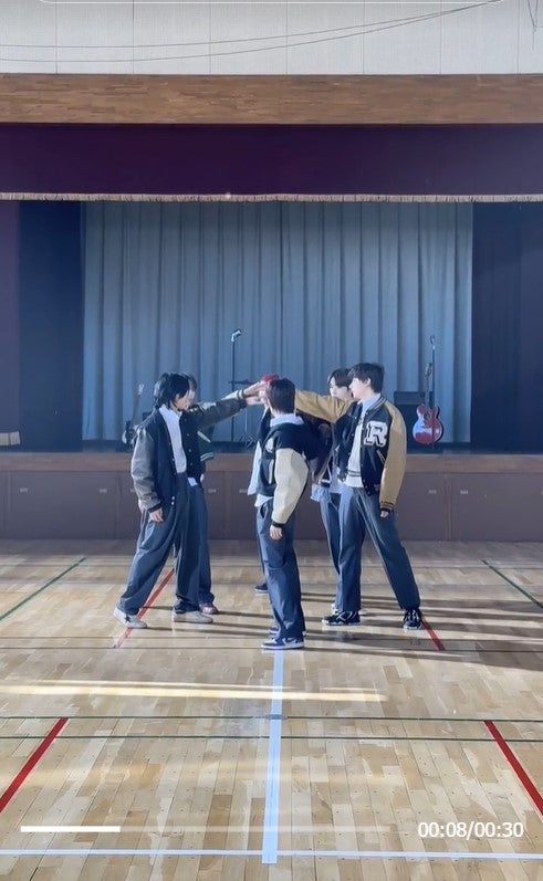 RIIZE、MV撮影時の様子／RIIZE TikTokより