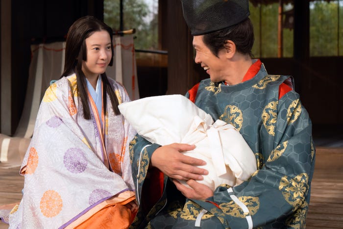 吉高由里子、佐々木蔵之介「光る君へ」第28話(C)NHK