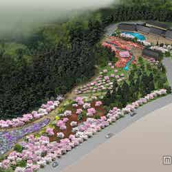 今秋開業予定の「忍野 しのびの里」イメージ/画像提供:富士急行【モデルプレス】