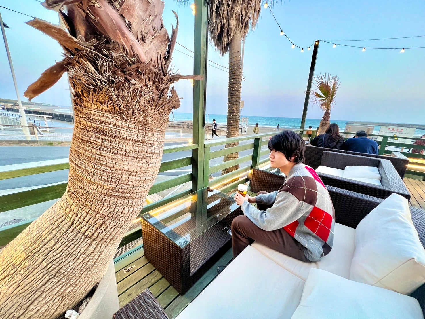 矢島尚也「グルメ巡りで出会ったお酒のペアリング！」（提供写真）