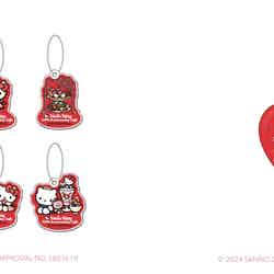 アクリルキーホルダー(ランダム6種)税込770円、キャンディ風キーホルダー税込1,210円(C)2024 SANRIO CO.,LTD.APPROVAL NO.L651619