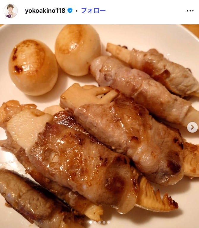 秋野暢子Instagramより