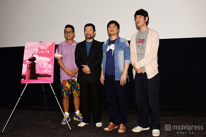 (左から)宮川大輔、木村祐一、月亭方正、田中直樹