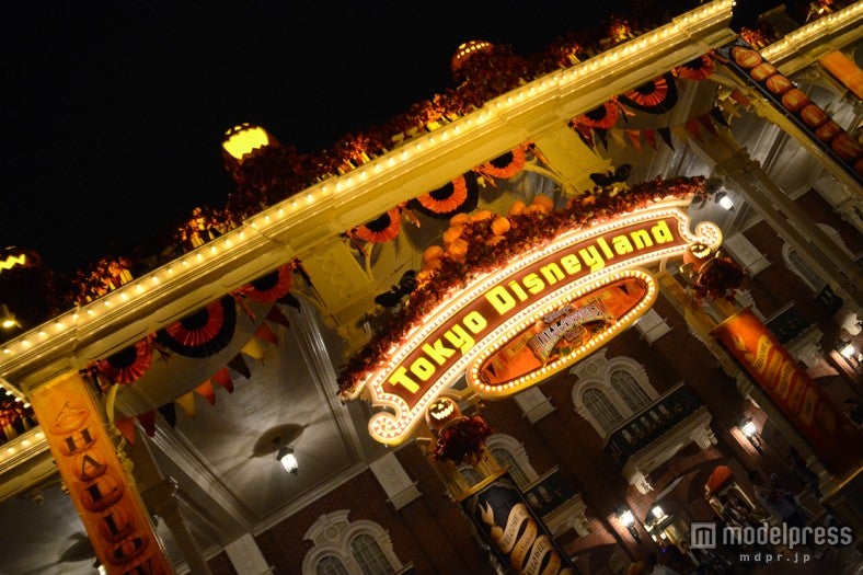 夜のエントランス（TDL）