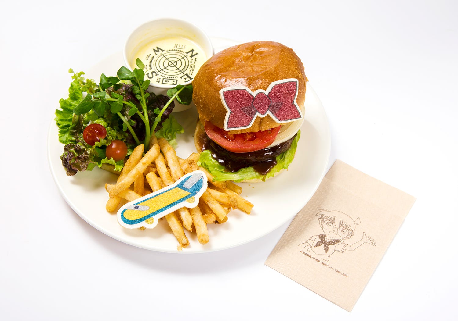 “コナンカフェ”全国10都市に限定オープン、名探偵バーガーやアポトキシンムースなど