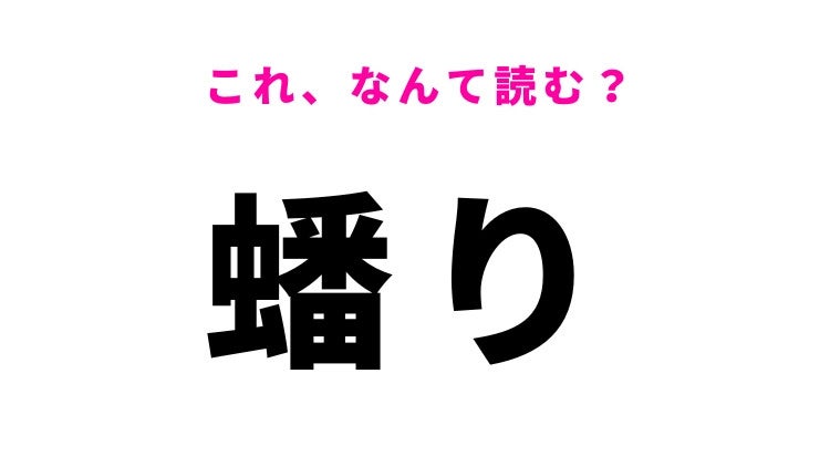 【蟠り】はなんて読む？不満などを表す言葉！
