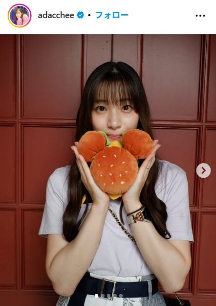 足立梨花Instagramより