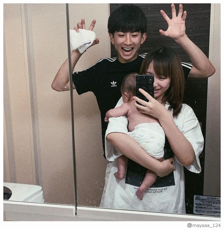 現役高校生夫婦“しゅんまや”重川茉弥、愛娘の“ハーフバースデー”報告「毎日成長してる」