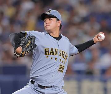 阪神 高橋が今季22イニング目で中日打線に初失点 村松にホームランウイング席へソロを浴びる 11者連続アウトから初安打が本塁打